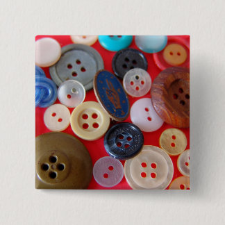 Badge Carré 5 Cm Mignon comme bouton