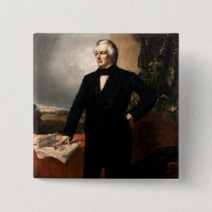 Badge Carré 5 Cm Millard Fillmore