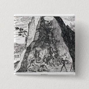 Badge Carré 5 Cm Mining', Francfort, 1602