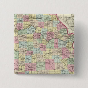Badge Carré 5 Cm Missouri 8