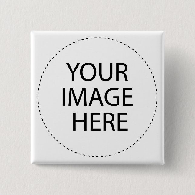Badge Carré 5 Cm Modèle du bouton de remplissage (Devant)