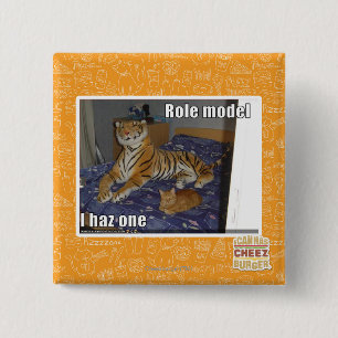 Badge Carré 5 Cm Modèle, haz un d'I