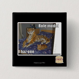 Badge Carré 5 Cm Modèle, haz un d'I