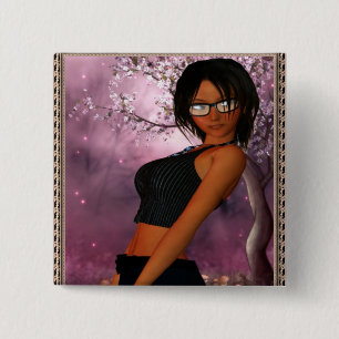 Badge Carré 5 Cm Mon ami Emily # 2