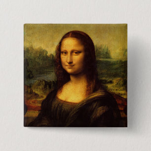 Badge Carré 5 Cm Mona Lisa