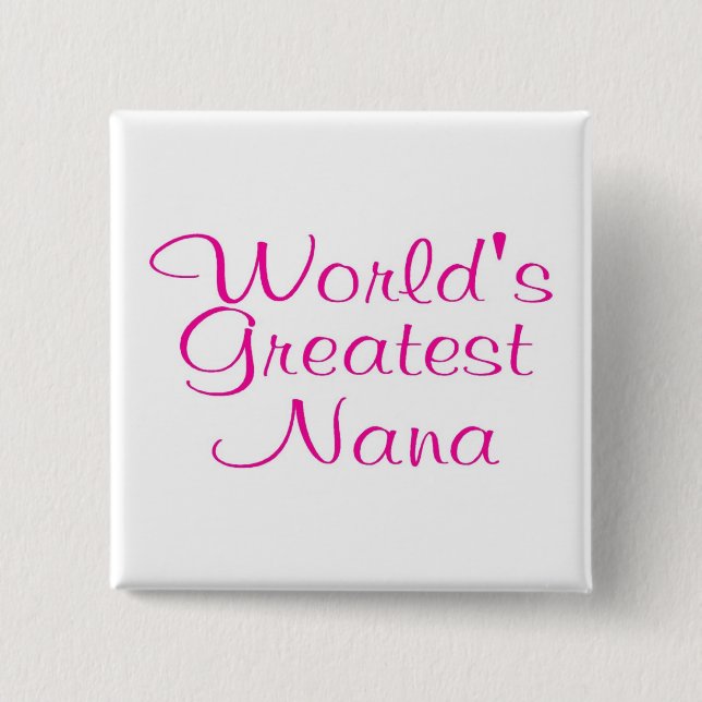 Badge Carré 5 Cm Mondes plus grande Nana (Devant)