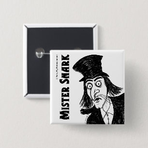 Badge Carré 5 Cm Monsieur foncé Snark