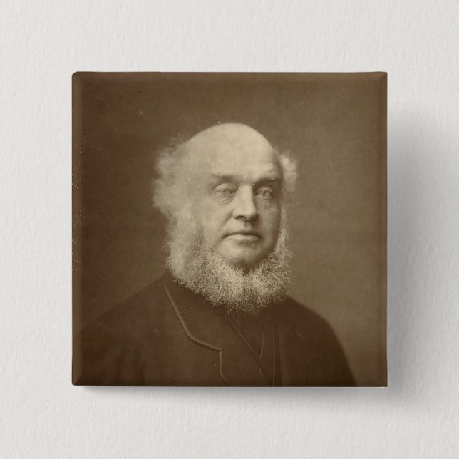 Badge Carré 5 Cm Monsieur James Ramsden (Devant)
