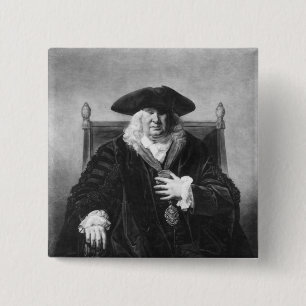 Badge Carré 5 Cm Monsieur John Fielding