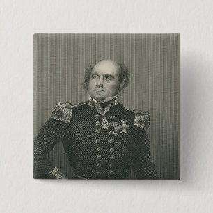 Badge Carré 5 Cm Monsieur John Franklin