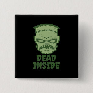 Badge Carré 5 Cm Monstre de Dead Inside