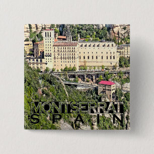 Badge Carré 5 Cm Montserrat