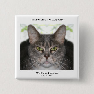 Badge Carré 5 Cm Morceau de promo de chat