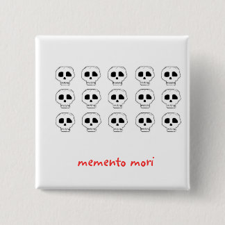 Badge Carré 5 Cm mori de souvenir