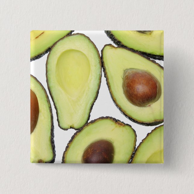 Badge Carré 5 Cm Motif d'avocat (Devant)