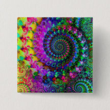 Motif de fractale d'arc-en-ciel de hippie