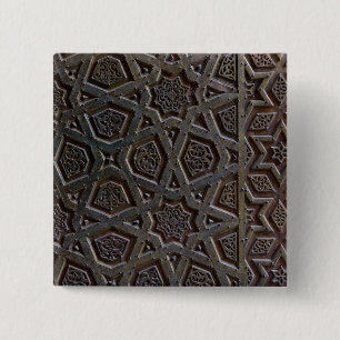 Badge Carré 5 Cm Motif islamique