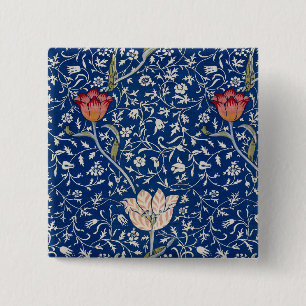 Badge Carré 5 Cm Motif Medway de William Morris