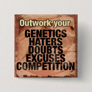 Badge Carré 5 Cm Mots Inspirationnels - Plan - Motivation