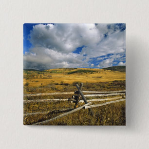 Badge Carré 5 Cm Mount Haggin NWR près d'Anaconda Montana