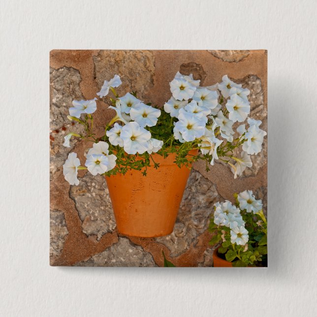 Badge Carré 5 Cm Mur espagnol (Devant)
