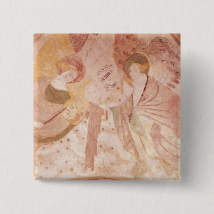 Badge Carré 5 Cm Musiciens d'ange