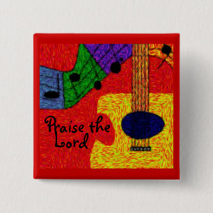 BADGE CARRÉ 5 CM MUSIQUE DOUCE