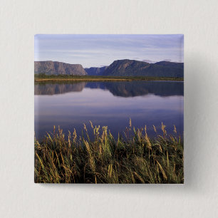 Badge Carré 5 Cm N.A., Canada, Terre-Neuve, Gros-Morne National