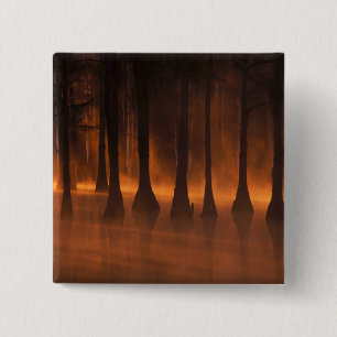Badge Carré 5 Cm N.A., États-Unis, Géorgie, George Smith State Park