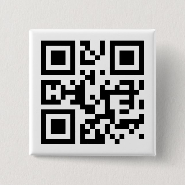 Badge Carré 5 Cm N° Y — Code QR (Devant)