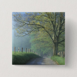 Badge Carré 5 Cm NA, États-Unis, Tennessee, Cades Cove, Great Smoky