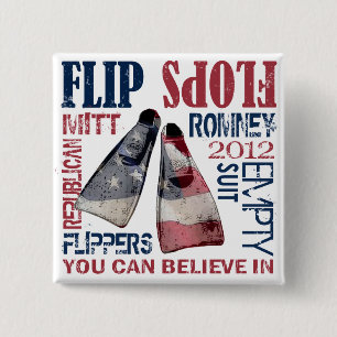 Badge Carré 5 Cm Nageoires pour le Pin de Romney