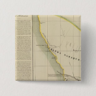 Badge Carré 5 Cm Namibie, Afrique du Sud 50