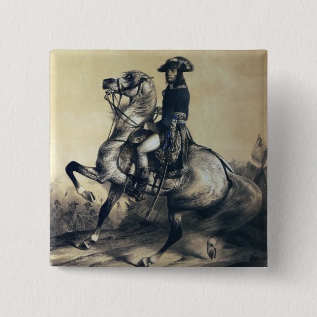 Badge Carré 5 Cm Napoleon Bonaparte (Devant)