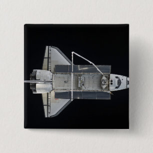 Badge Carré 5 Cm Navette spatiale l'Atlantide 4