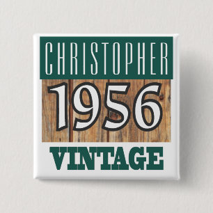 Badge Carré 5 Cm Né en 1956