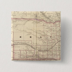 Badge Carré 5 Cm Nebraska 5
