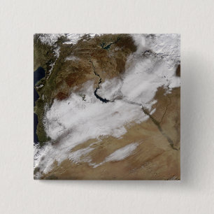 Badge Carré 5 Cm Neige en Syrie