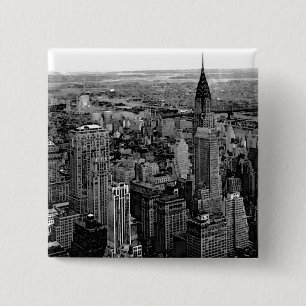 Badge Carré 5 Cm New York