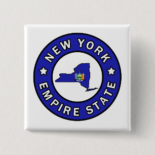 Badge Carré 5 Cm New York