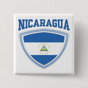 Badge Carré 5 Cm Nicaragua - Bouclier