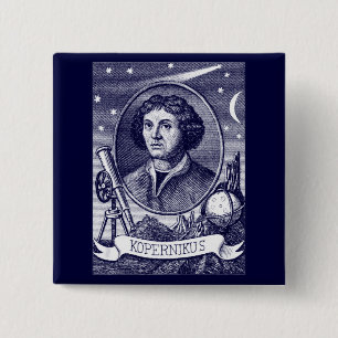 Badge Carré 5 Cm Nicolas Copernic