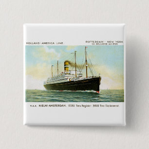 Badge Carré 5 Cm Nieuw Amsterdam de 1906