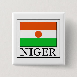 Badge Carré 5 Cm Niger