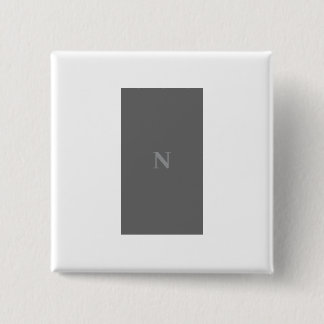 BADGE CARRÉ 5 CM NNOONN SIMPLE LOGO CELL