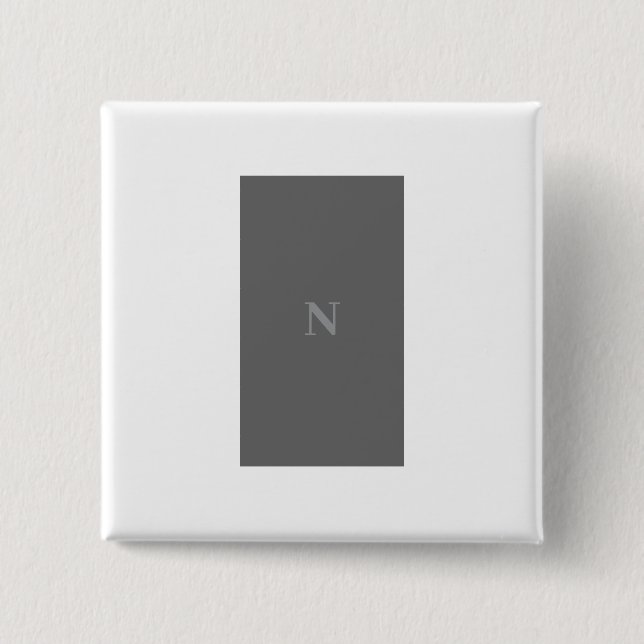 BADGE CARRÉ 5 CM NNOONN SIMPLE LOGO CELL  (Devant)