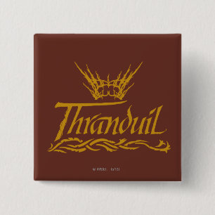 Badge Carré 5 Cm Nom de Thranduil