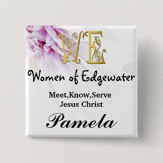 Badge Carré 5 Cm NOUS femmes d'Edgewater