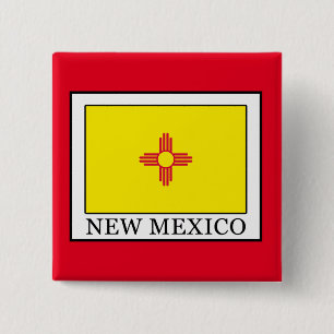 Badge Carré 5 Cm Nouveau-Mexique