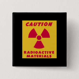 Badge Carré 5 Cm Nouveauté de matériaux radioactifs